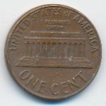USA, 1 цент (1969 г.)