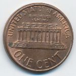 USA, 1 цент (1987 г.)