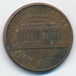 USA, 1 цент (1987 г.)