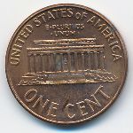 USA, 1 цент (2007 г.)