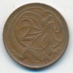 Australia, 2 цента (1966 г.)