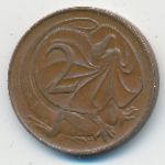 Австралия, 2 цента (1966 г.)