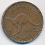 Australia, 1 пенни (1952 г.)