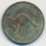 Australia, 1 пенни (1957 г.)