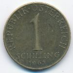Austria, 1 шиллинг (1962 г.)