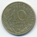 France, 10 сентим (1988 г.)
