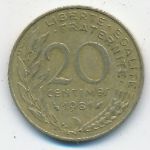 France, 20 сентим (1981 г.)