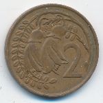 Новая Зеландия, 2 цента (1967 г.)