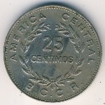 Costa Rica, 25 centimos, 1972