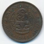 Новая Зеландия, 1/2 пенни (1941 г.)