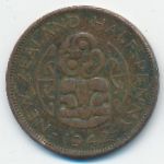 Новая Зеландия, 1/2 пенни (1942 г.)