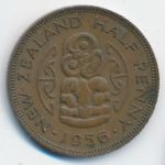 Новая Зеландия, 1/2 пенни (1956 г.)