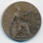 Great Britain, 1/2 пенни (1903 г.)