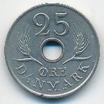 Denmark, 25 эре (1968 г.)