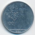 Italy, 100 лир (1964 г.)