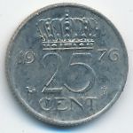 Нидерланды, 25 центов (1976 г.)