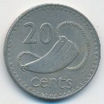 Фиджи, 20 центов (1969 г.)