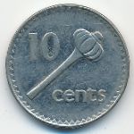 Fiji, 10 центов (1997 г.)