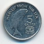 Фиджи, 5 центов (1995 г.)