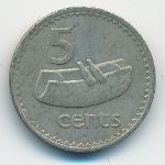 Фиджи, 5 центов (1981 г.)