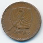 Фиджи, 2 цента (1973 г.)