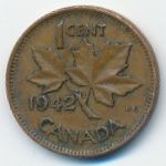 Canada, 1 цент (1942 г.)
