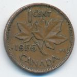 Canada, 1 цент (1955 г.)