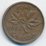 Canada, 1 цент (1962 г.)