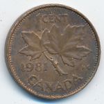 Canada, 1 цент (1981 г.)