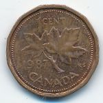 Canada, 1 цент (1987 г.)