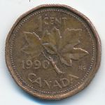 Canada, 1 цент (1990 г.)