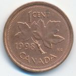 Canada, 1 цент (1998 г.)