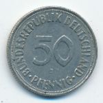ФРГ, 50 пфеннигов (1950 г.)