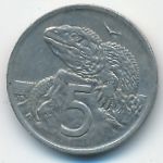 Новая Зеландия, 5 центов (1969 г.)