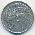 Новая Зеландия, 20 центов (1967 г.)