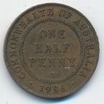 Australia, 1/2 пенни (1936 г.)