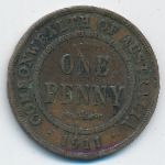 Австралия, 1 пенни (1911 г.)