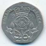 Great Britain, 20 пенсов (1993 г.)