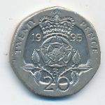 Great Britain, 20 пенсов (1995 г.)