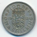 Great Britain, 1 шиллинг (1953 г.)