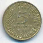 Франция, 5 сентим (1966 г.)