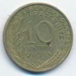 Франция, 10 сентим (1974 г.)