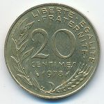 Франция, 20 сентим (1978 г.)