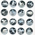 Virgin Islands, Набор монет (1993 г.)