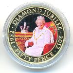 Jersey, 50 пенсов (2011 г.)