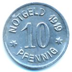 Bingen (Rhein), 10 пфеннигов (1919 г.)