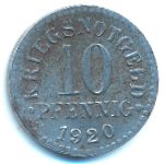 Braunschweig, 10 пфеннигов (1920 г.)