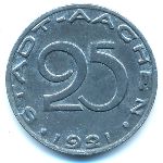Aachen, 25 пфеннигов (1921 г.)