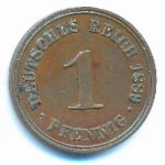 Germany, 1 пфенниг (1889 г.)