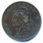 Argentina, 2 сентаво (1891 г.)